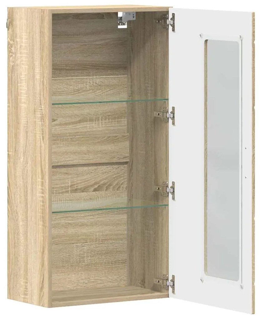 vidaXL Ντουλάπα τοίχου Sonoma Δρυς 55 x 29 x 100 εκ Επεξεργασμένο ξύλο