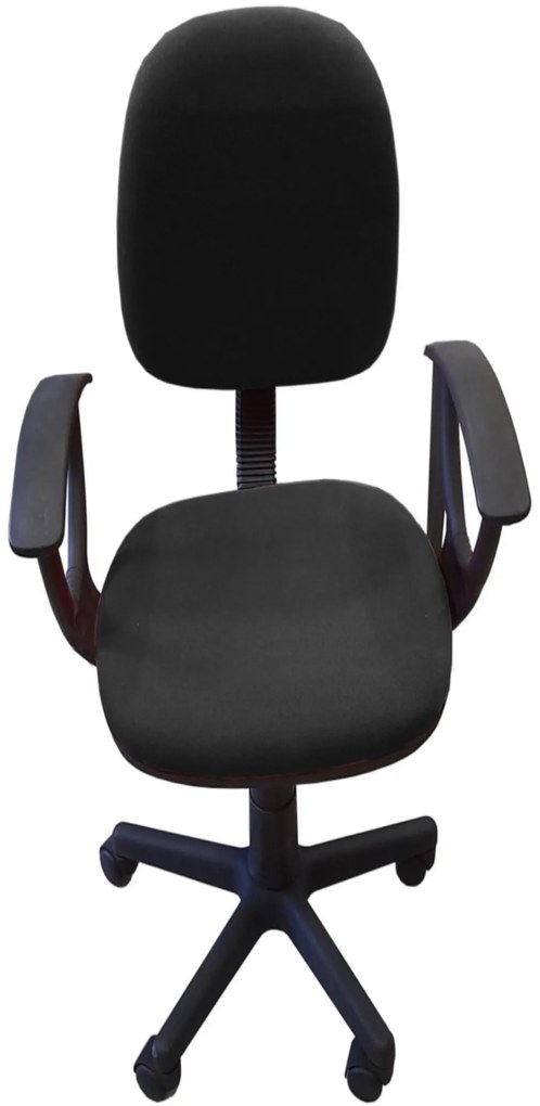 VELCO Pro Systems ΚΑΡΕΚΛΑ ΓΡΑΦΕΙΟΥ ΠΑΙΔΙΚΗ ΜΑΥΡΗ ΜΕ ΜΠΡΑΤΣΑ -ΔΙΑΣΤΑΣΕΙΣ: 57x47x81/92cm velco-Κ04767-1