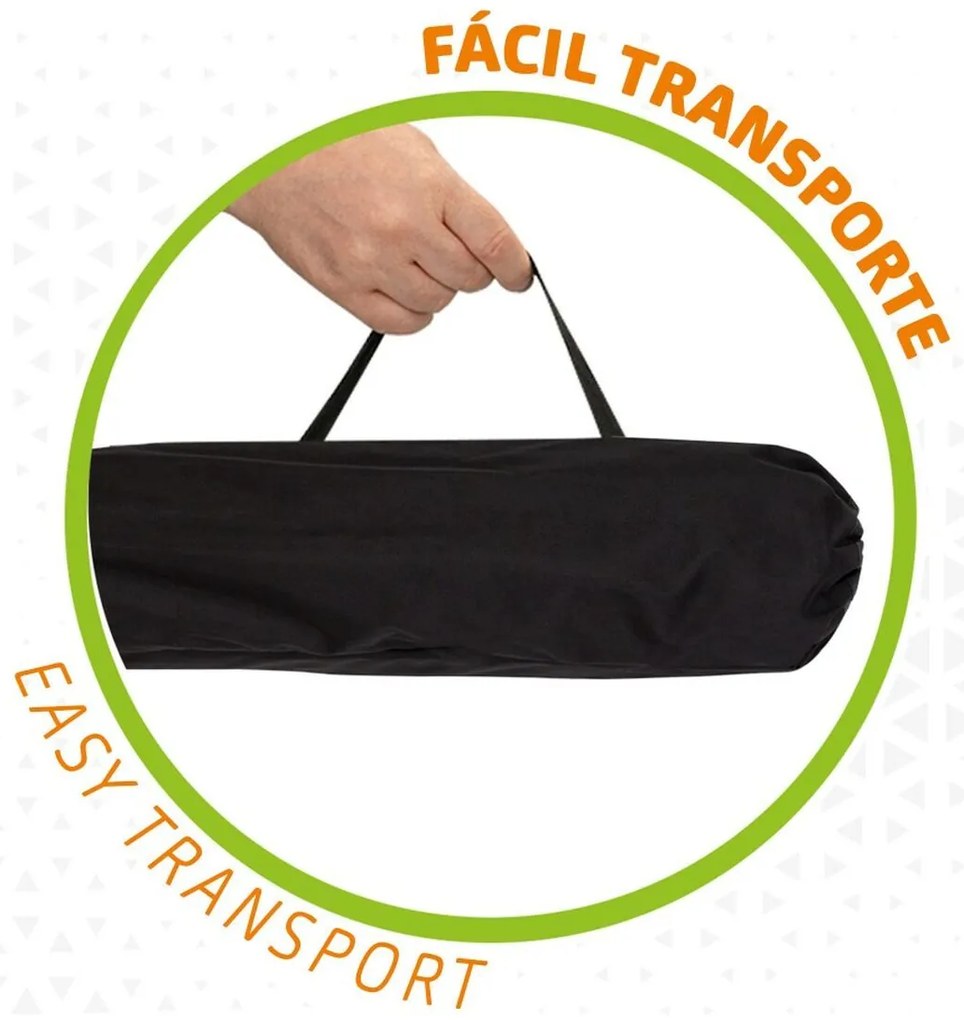 Πτυσσομενο τραπεζακι Aktive Ασημί Αλουμίνιο 110 x 70 x 70 cm (4 Μονάδες)