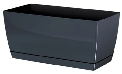 Ζαρντινιέρα Με Πιάτο (24x12x11) Marhome Coubi Case Γραφίτης 09-DUPP240-426U