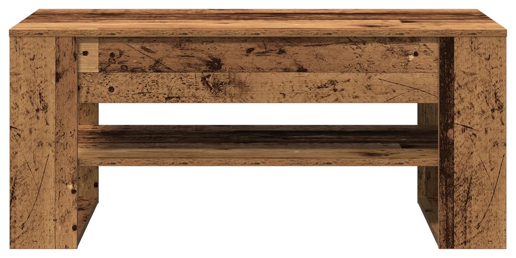 vidaXL Τραπεζάκι Καφέ από Παλιό Ξύλο 102x55x45 εκ. Μηχανικής Ξυλείας