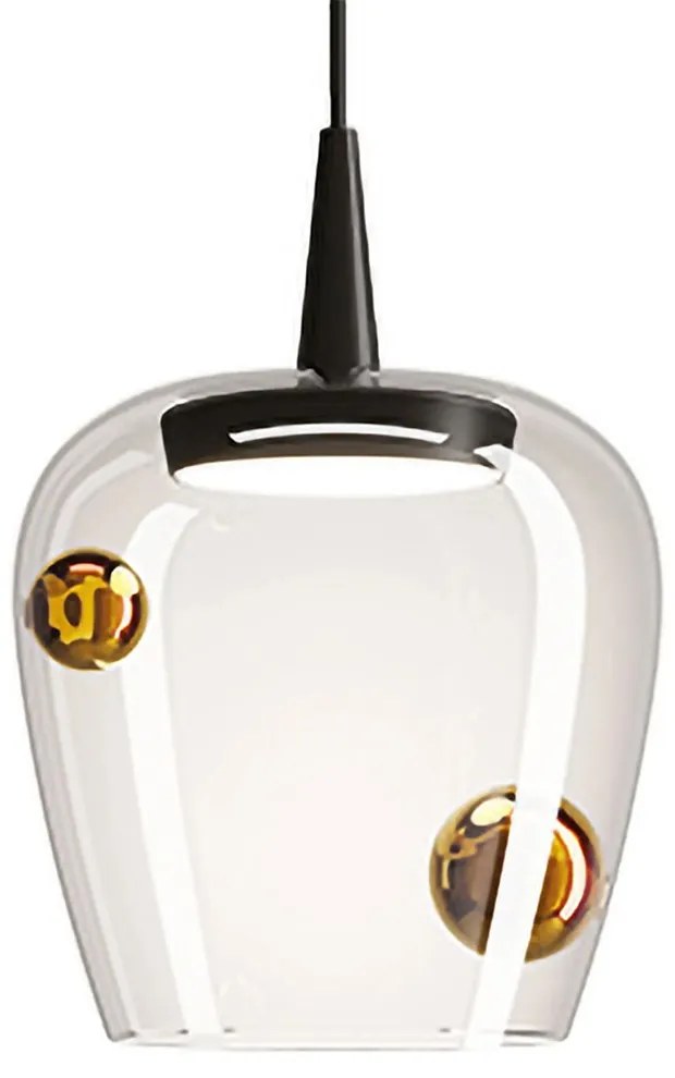 Φωτιστικό Οροφής Bilia LBA3024 18x324cm Led Triac 8W IP40 2700K 645Lm Black-Bronze Zafferano