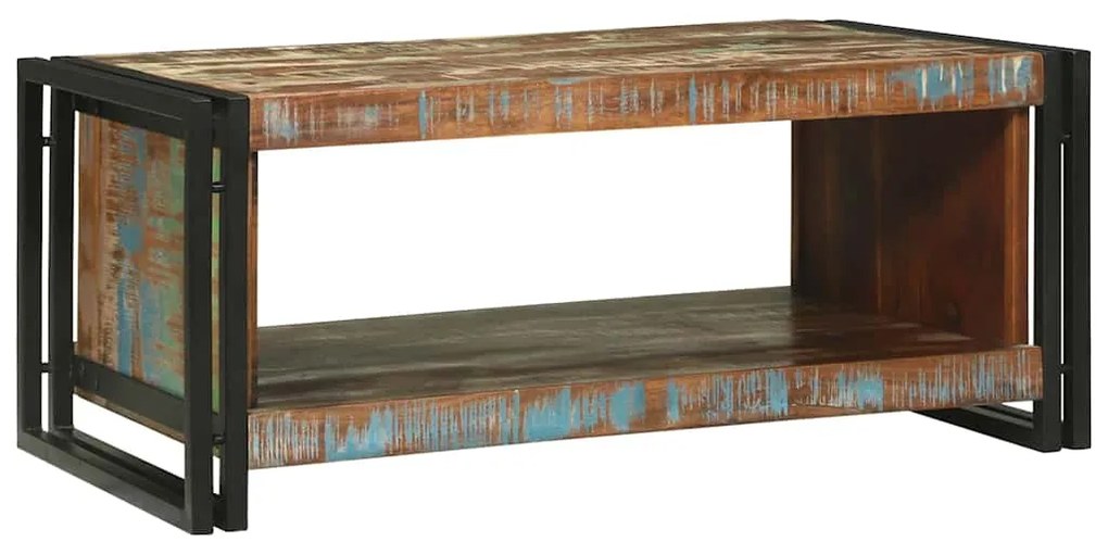 vidaXL Τραπεζάκι σαλονιού 90 x 50 x 38 εκ Στερεό Ανακτηθέν Ξύλο