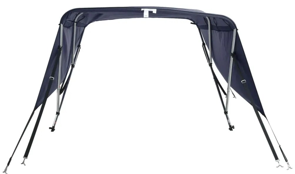 vidaXL Τέντα Σκάφους με 3 Αψίδες Τοιχώματα 183x(137-152)x137 εκ.
