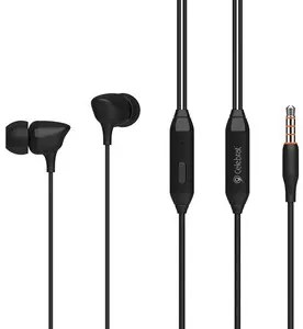 CELEBRAT earphones με μικρόφωνο G7, 3.5mm, 1.2m, μαύρα