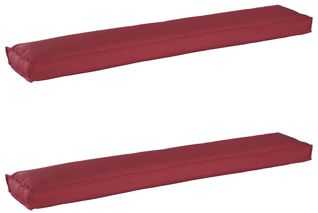 vidaXL Σετ Μαξιλαριών Πάγου 2 pcs Μπορντό 200 x 40 x 8 εκ.