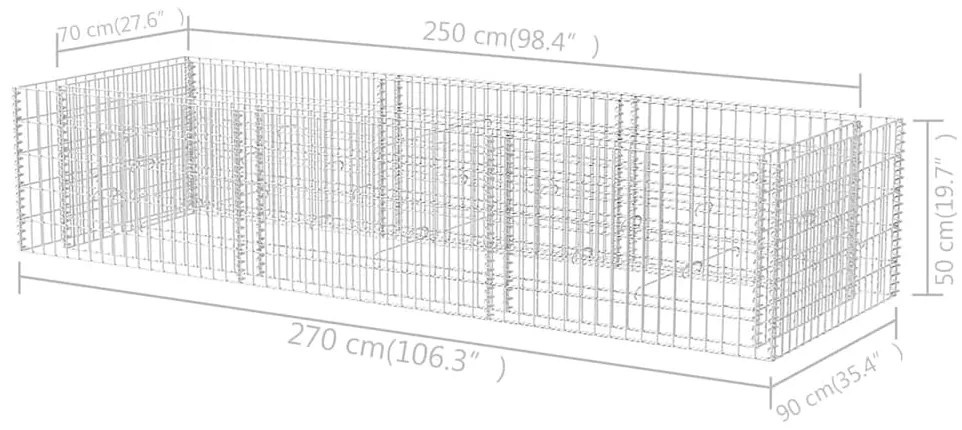 ΣΥΡΜΑΤΟΚΙΒΩΤΙΟ - ΓΛΑΣΤΡΑ ΥΠΕΡΥΨΩΜΕΝΗ 270 X 90 X 50 ΕΚ. ΑΤΣΑΛΙΝΗ 142556