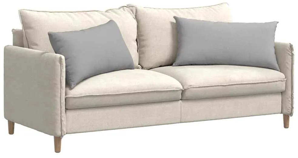 vidaXL Μαξιλάρι Καναπέ 2 pcs Σκίουρος Γκρί 80 x 40 cm ύφασμα