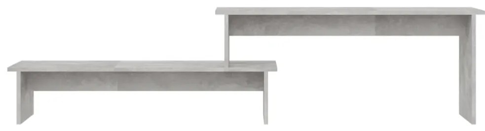vidaXL Έπιπλο Τηλεόρασης Γκρι Σκυροδέματος 180x30x43 εκ. Μοριοσανίδα