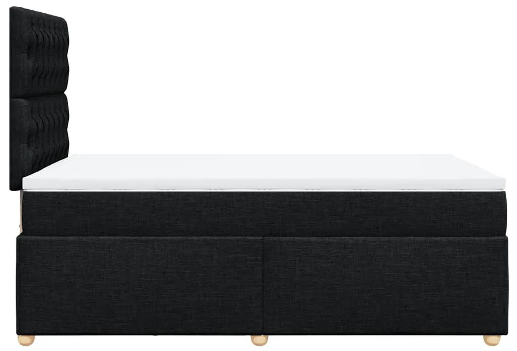 ΚΡΕΒΑΤΙ BOXSPRING ΜΕ ΣΤΡΩΜΑ ΜΑΥΡΟ 120X190 ΕΚ. ΥΦΑΣΜΑΤΙΝΟ 3293528