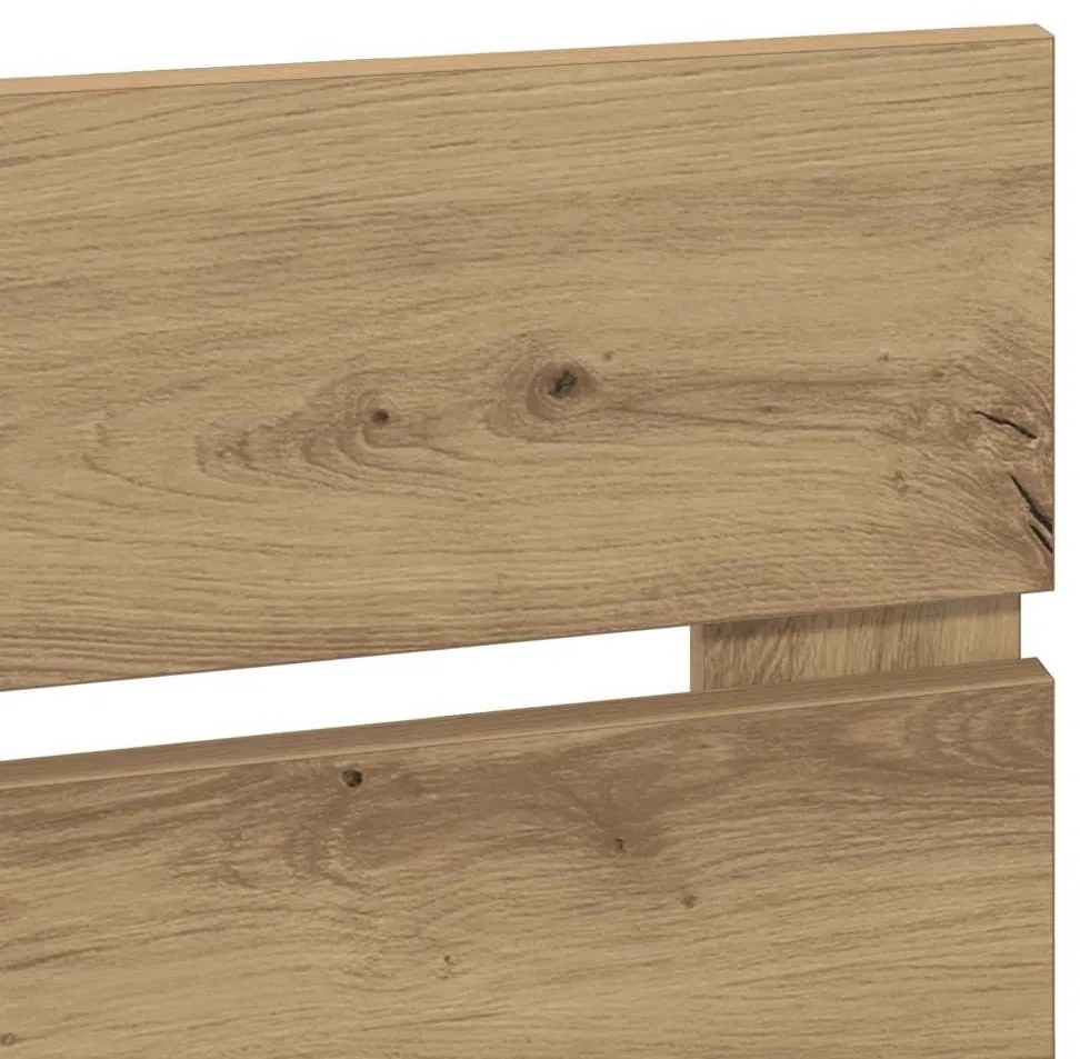 vidaXL Κεφαλάρι με κεφαλάρι Artisan Oak 200 cm Επεξεργασμένο ξύλο