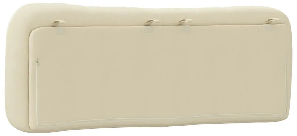 vidaXL Μαξιλάρι για Κεφαλάρι Hvar Κρεμ 140 εκ. Υφασμάτινο