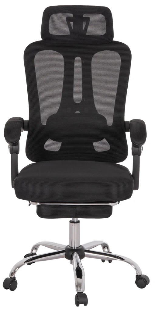 ΚΑΡΕΚΛΑ ΓΡΑΦΕΙΟΥ BARNET HM18258.01 ΜΑΥΡΟ MESH-ΜΑΥΡΟΣ ΣΚΕΛΕΤΟΣ NYLON 61x62x123Υ
