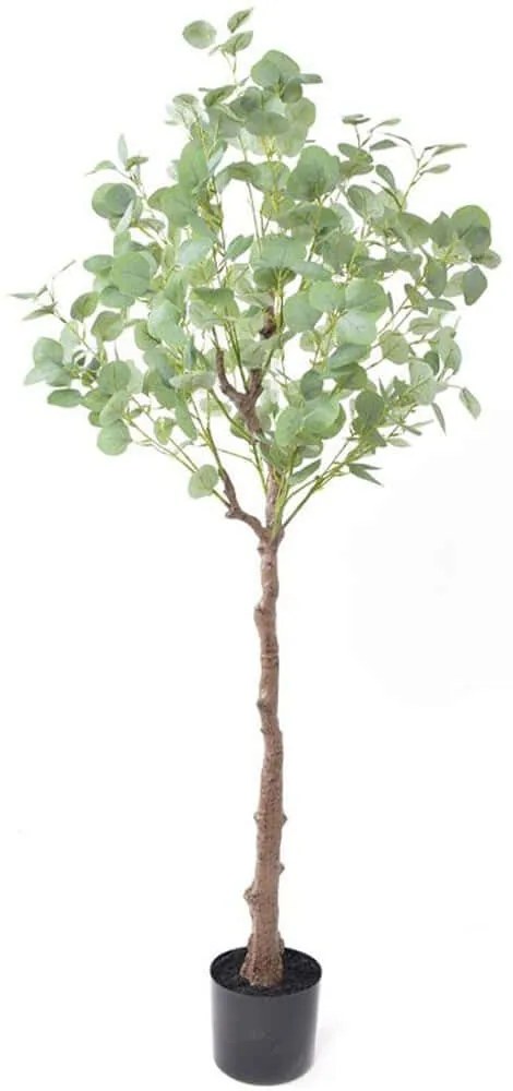 Τεχνητό Δέντρο Silver Dollar Eucalyptus 029878 150cm Green Πολυαιθυλένιο,Ύφασμα