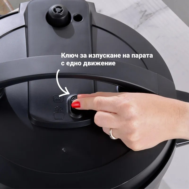 Instant Pot XL 140001901, 1200W, 7.1 l, 7 προγράμματα, έναρξη με καθυστέρηση, οθόνη LCD, Μαύρο