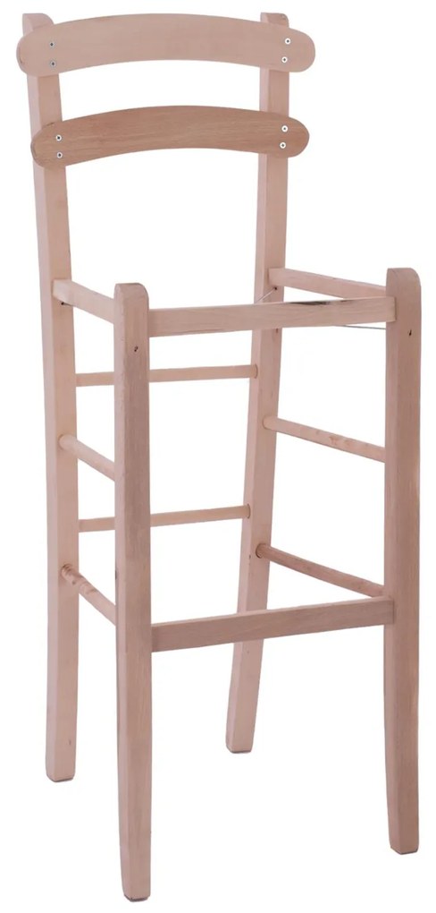 Σκαμπό μπαρ - Καφενείου TERELL Άβαφο Σκελετός 40x42x105 εκ.