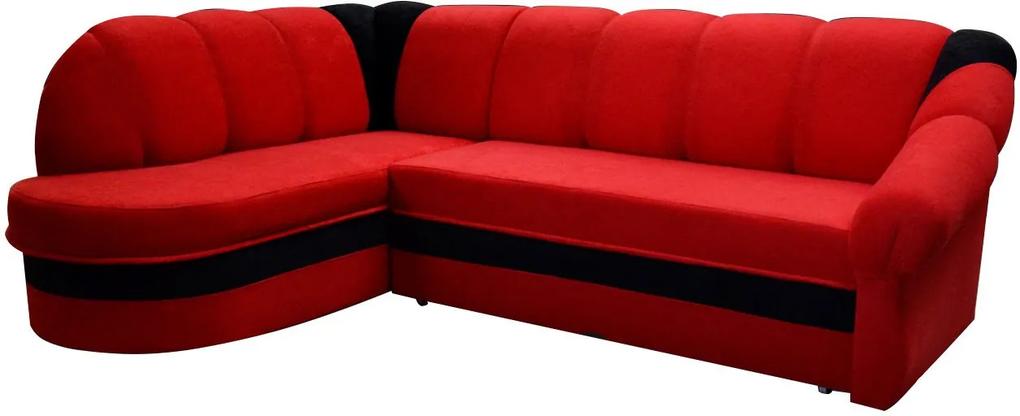 Γωνιακός καναπές Bean-Αριστερή-Κόκκινο