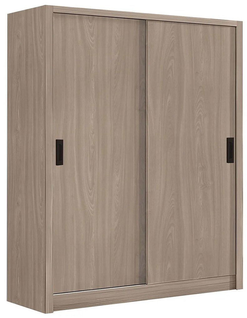 Ντουλάπα Δίφυλλη VANITY Συρόμενη Καρυδί MDF 160x60x200cm