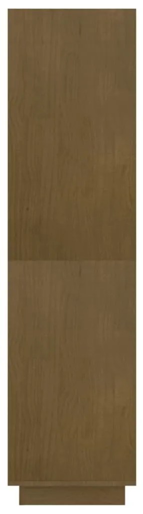 vidaXL Βιβλιοθήκη/Διαχωριστικό Χώρου Μελί 80x35x135 εκ. Μασίφ Πεύκο