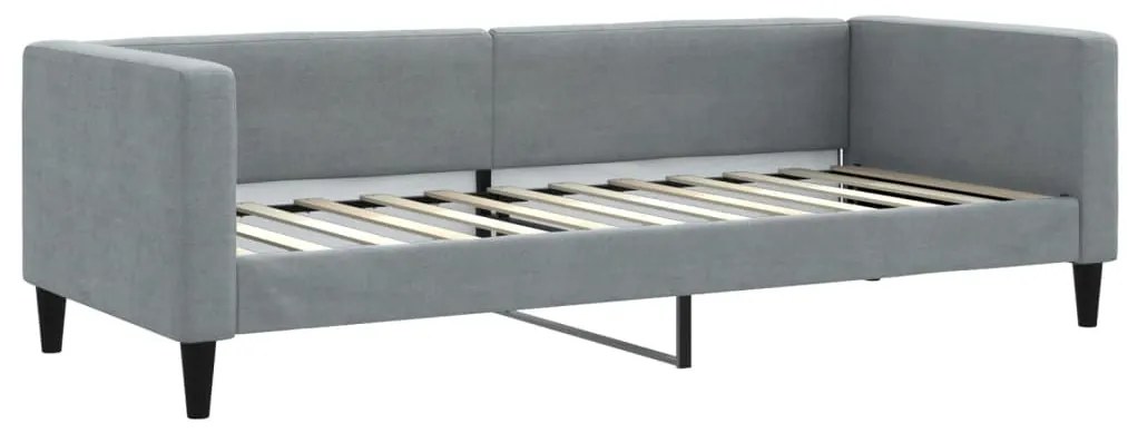 vidaXL Καναπές Κρεβάτι Ανοιχτό Γκρι 80 x 200 εκ. Υφασμάτινος