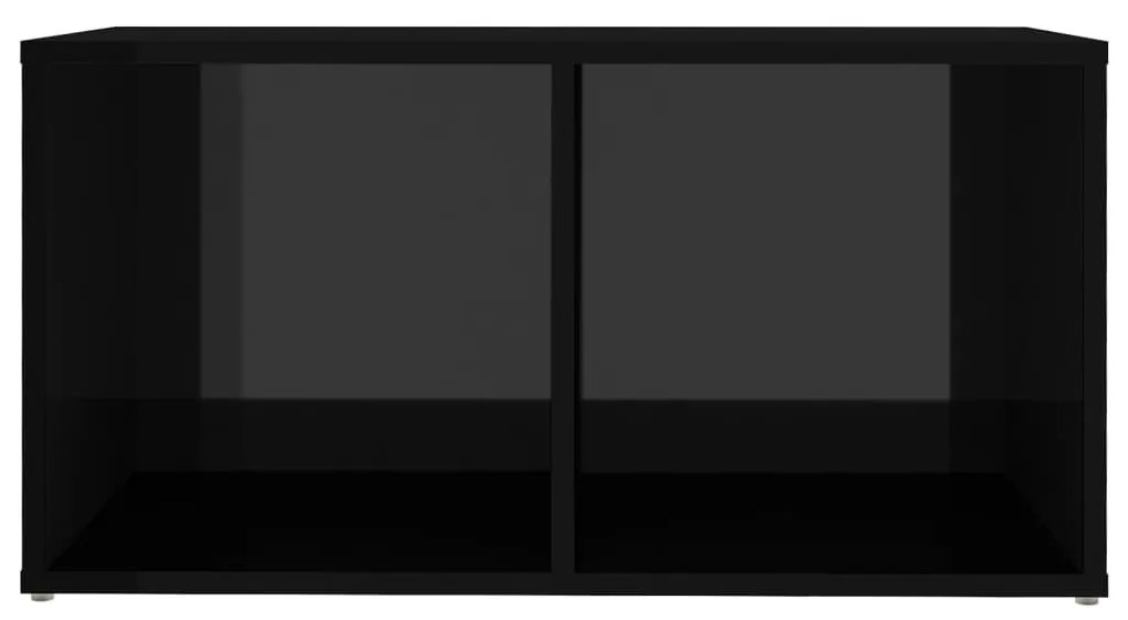 vidaXL Έπιπλο Τηλεόρασης Γυαλιστερό Μαύρο 72x35x36,5 εκ. Μοριοσανίδα