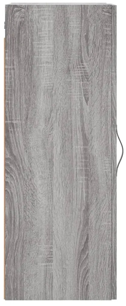 vidaXL Ντουλάπι Τοίχου Γκρι Sonoma 34,5 x 34 x 90 εκ. Επεξεργ. Ξύλο