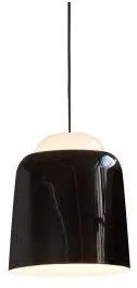Κρεμαστό Φωτιστικό Οροφής 1xE27 Μέταλλο Glossy Φ30cm Teodora S3 Prandina-1B23000313524-Μαύρο 1B23000313524