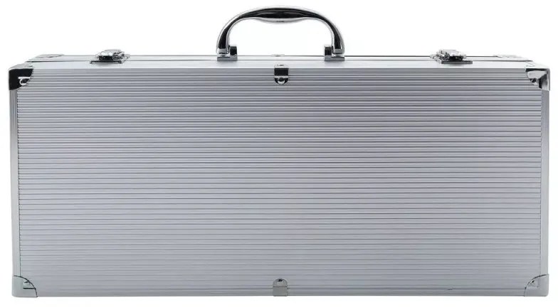 Σετ 11 τεμαχίων σκεύη μπάρμπεκιου Klausberg KB 7901, Θήκη μεταφοράς, Εργονομικές λαβές, Ανοξείδωτο ατσάλι, Inox