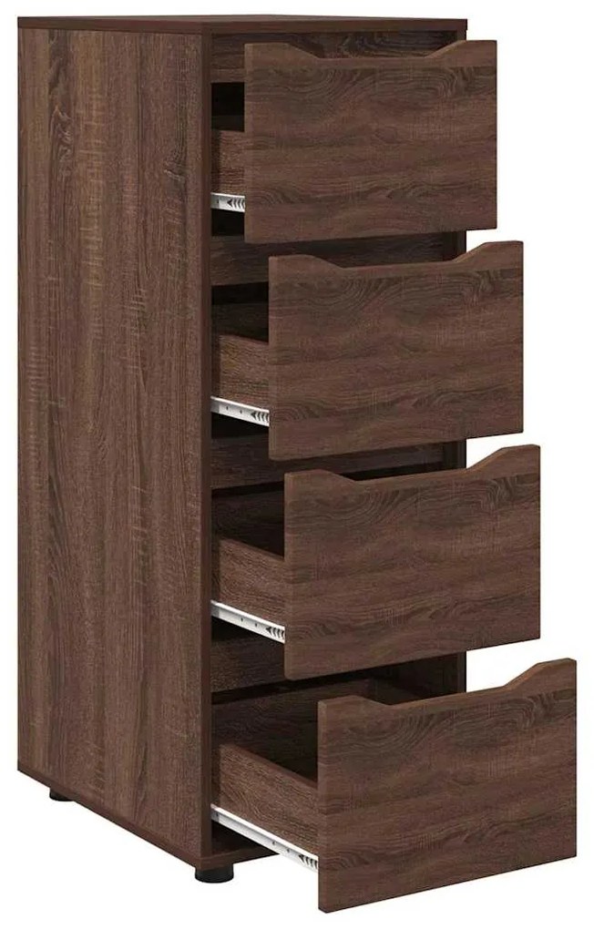 vidaXL Ντουλάπι αποθήκευσης Καφέ δρυς 40 x 48 x 105 εκ