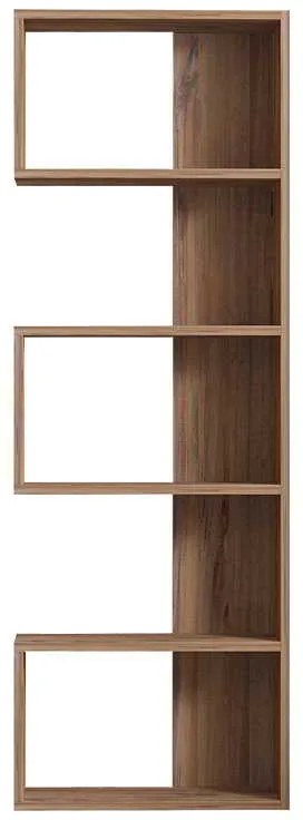 Βιβλιοθήκη Cascade pakoworld σε sonoma  απόχρωση 51.8x22x150εκ
