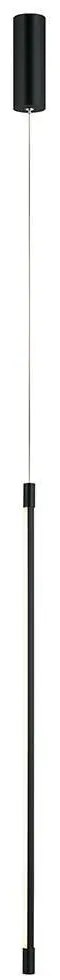 Φωτιστικό Οροφής 20121 Led 3000K 12W Black Matt Αλουμίνιο,Ακρυλικό