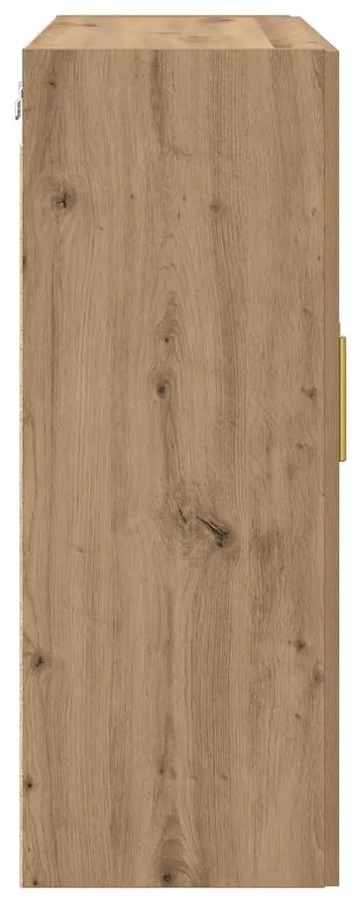 vidaXL Επιτοίχιο ντουλάπι Καφέ 69.5 x 34 x 90 εκ. Επεξεργασμένο ξύλο