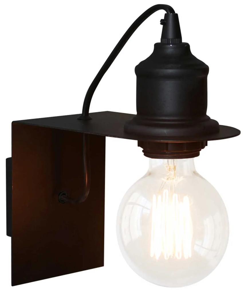 Φωτιστικό Τοίχου Wall &amp; Ceiling Luminaires  KS2122B Black Μέταλλο