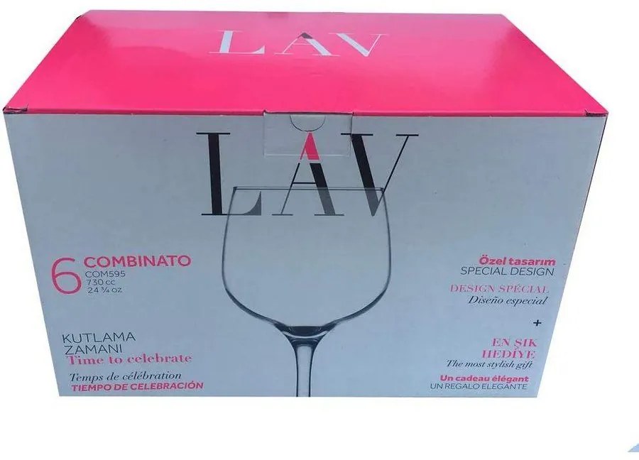 Ποτήρι Κολωνάτο COCTAIL COMBINATO 730cc - LAV - 6 ΤΜΧ