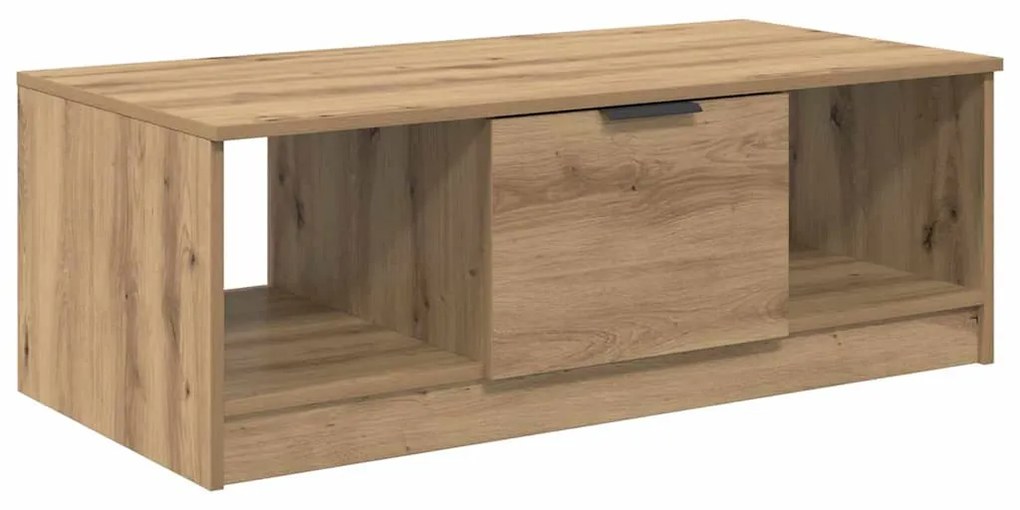 vidaXL Τραπεζάκι σαλονιού artisan δρυς 100 x 50 x 36 εκ