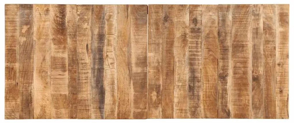 vidaXL Τραπεζαρία 220x90x75 εκ. από Μασίφ Ακατέργαστο Ξύλο Μάνγκο