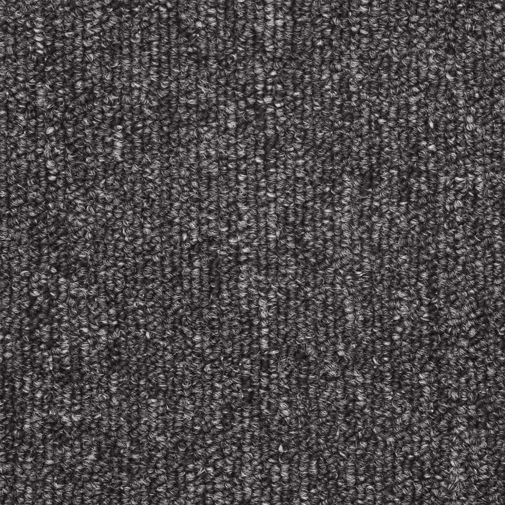 vidaXL Πατάκια Σκαλοπάτια 15 τεμ. Ανθρακί Ημίκυκλα 56x17x3 εκ.