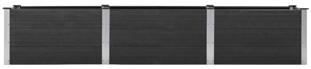 vidaXL Ζαρντινιέρα Υπερυψωμένη Γκρι 300 x 50 x 54 εκ. από WPC