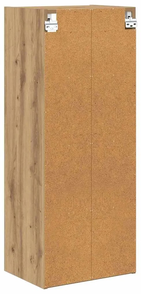 vidaXL Κρεμαστό ντουλάπι με αποθήκευση Artisan Oak 40 x 29,5 x 100 εκ.