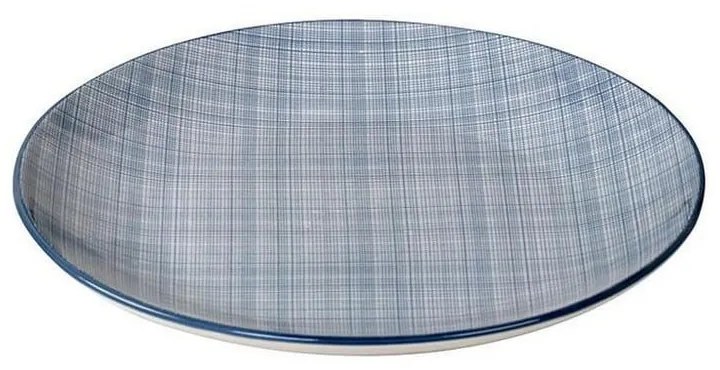 Πιάτο Linea Blue Φρούτου Σετ 6 τμχ Ata105K6 Φ21Cm. Κεραμικό Light Blue Espiel Ceramic