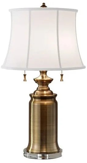 Επιδαπέδιο Φωτιστικό 2xE27  Λινό Αμπαζούρ  Stateroom Elstead Lighting FE-STATEROOM-TL-BB Ορείχαλκος