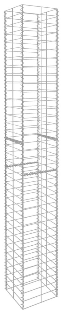 vidaXL Συρματοκιβώτια Σετ 3 τεμ. 25 x 25 x 197 εκ. Γαλβανισμένο Ατσάλι