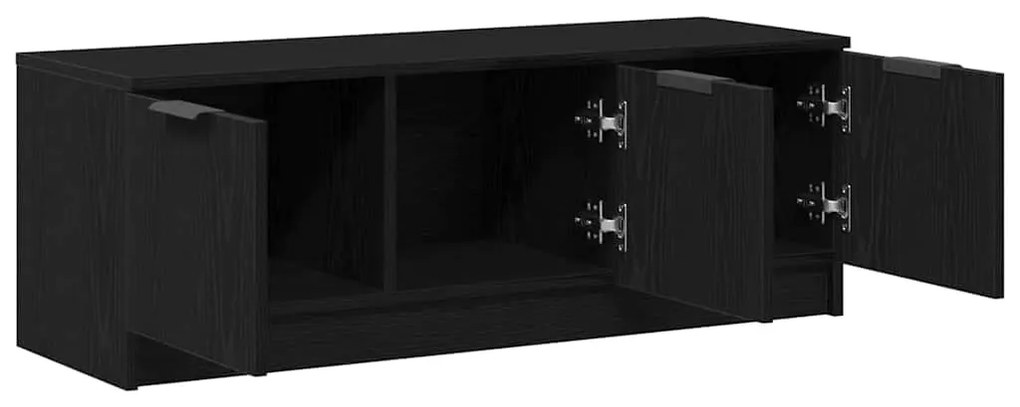 vidaXL Τηλεοπτική Μονάδα Μαύρη δρυς 102 x 35 x 36.5 εκ