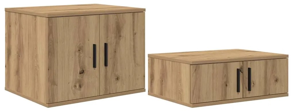 vidaXL Ντουλάπι αποθήκευσης 2 pcs Artisan Oak 108 x 41 x 40 εκ