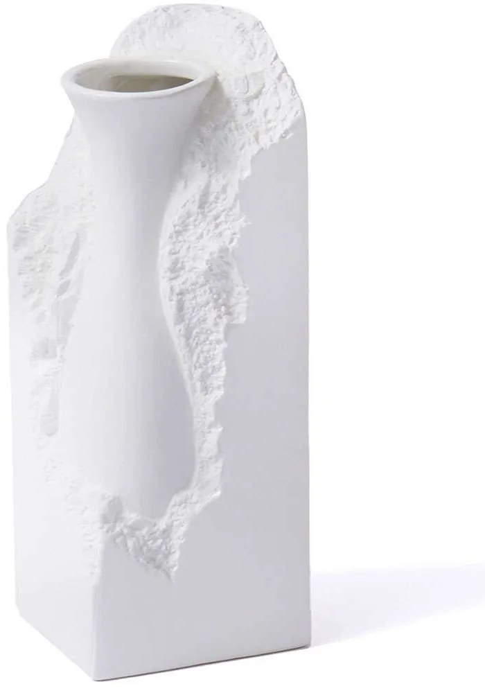 Βάζο 742TMA4882 9x9x26cm White Aberto Design Ceramic