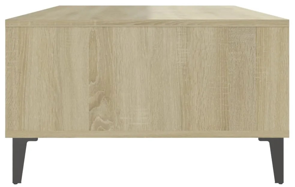 vidaXL Τραπεζάκι Σαλονιού Sonoma Δρυς 103,5x60x35 εκ. από Επεξ. Ξύλο