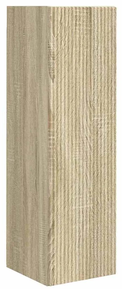 vidaXL Ντουλάπι Τηλεόρασης Τοίχου Επιτοίχιο Σονόμα 30 x 31 x 100 εκ.