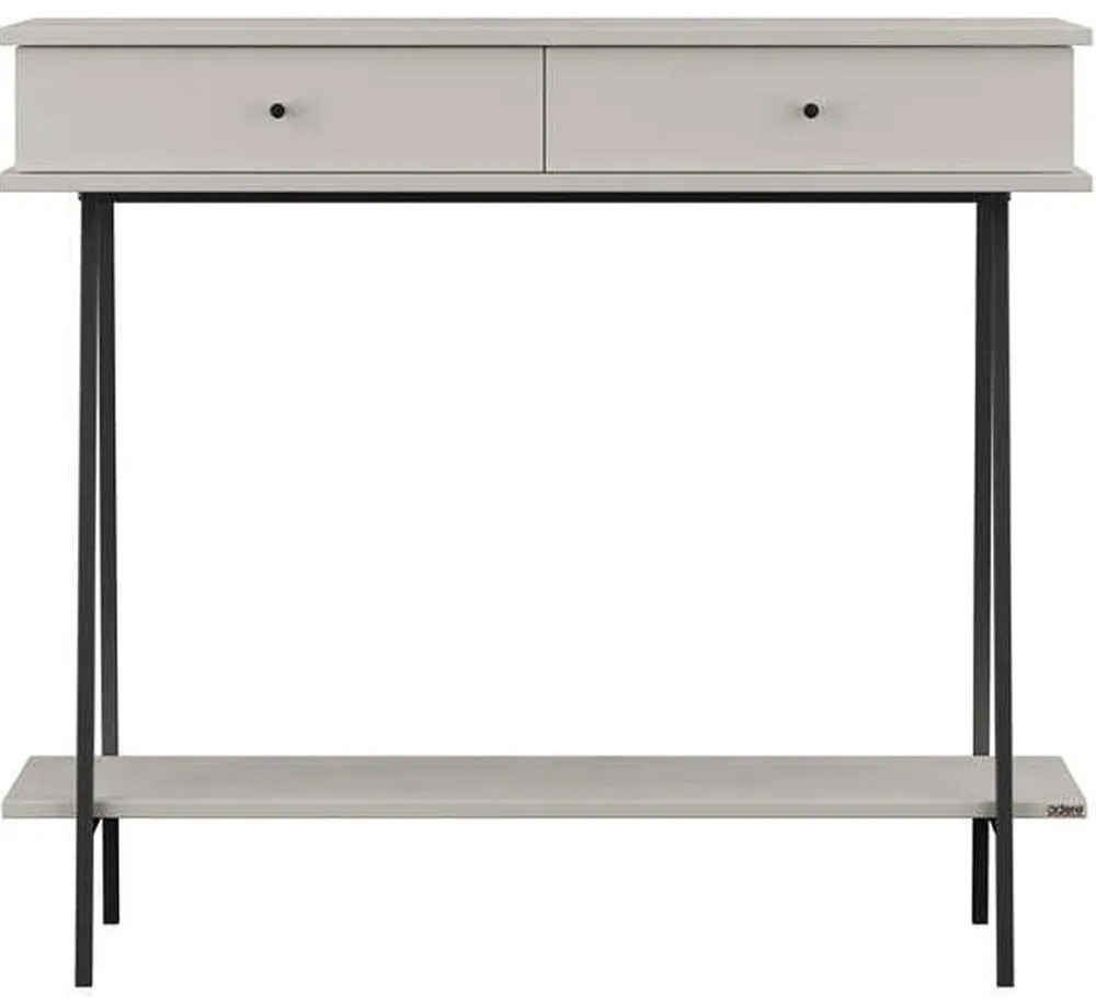 Κονσόλα Elite AD_DRE-702-VE-1 100x41x89cm White Μελαμίνη,Μέταλλο
