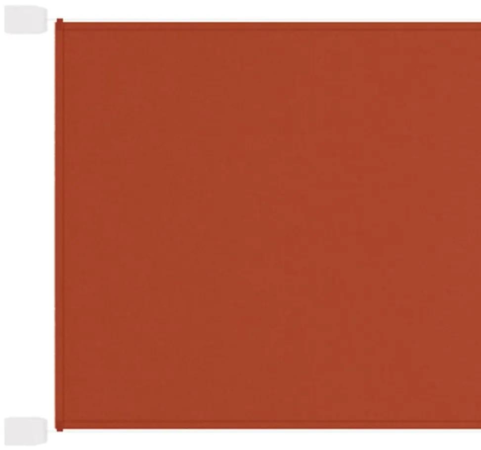 Τέντα Κάθετη Τερακότα 60 x 800 εκ. από Ύφασμα Oxford - Κόκκινο