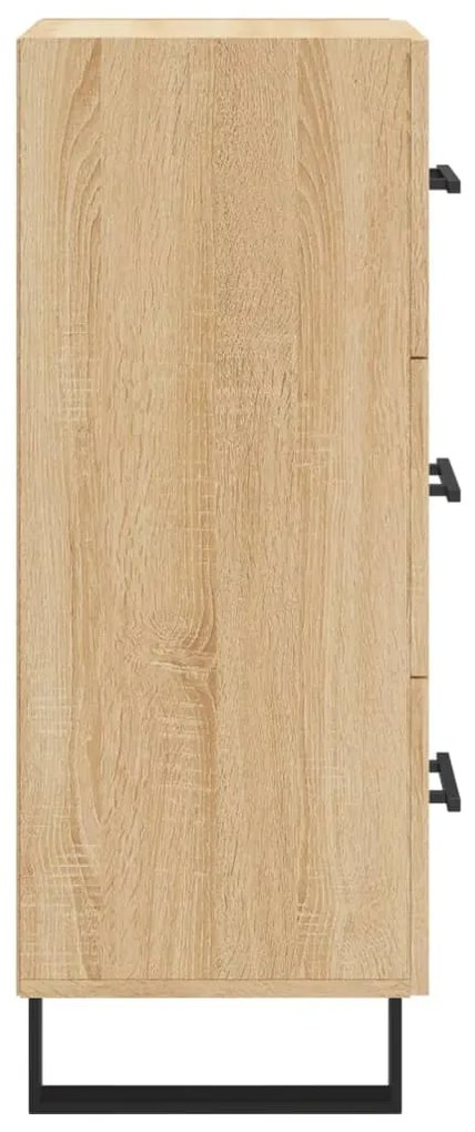 vidaXL Ντουλάπι Sonoma Δρυς 34,5x34x90 εκ. από Επεξεργασμένο Ξύλο